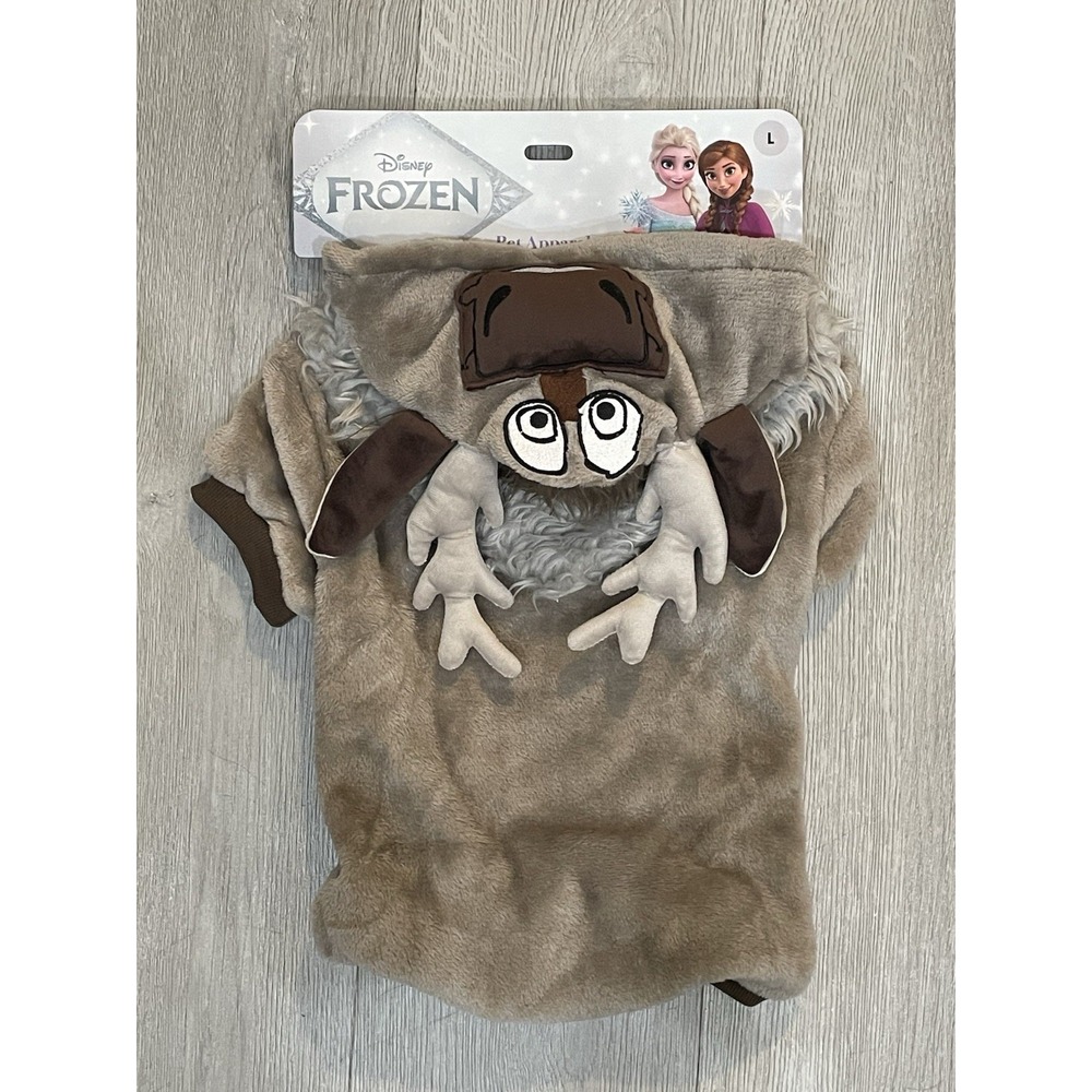 NEW Disney Halloween Pet Dog Costume - Fluffy - Frozen - Sven - Size L